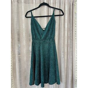 Izabella Sparkly Skater Dress